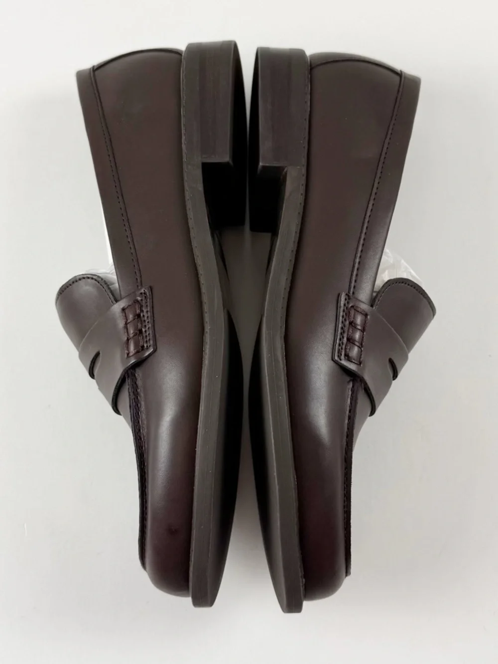 Marc Fisher Filithia Loafers Womens 8W Dark Brown Faux Leather Flats NEW